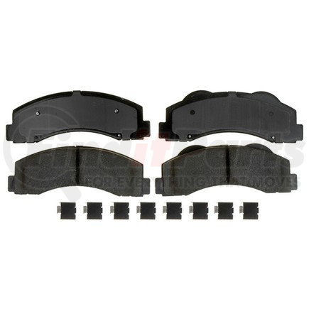 17D1414CH by ACDELCO - Ceramic Front Disc Brake Pad Set