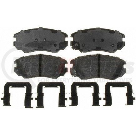 17D1421CH by ACDELCO - Ceramic Front Disc Brake Pad Set