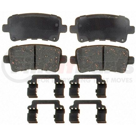 17D1430CH by ACDELCO - Ceramic Rear Disc Brake Pad Set