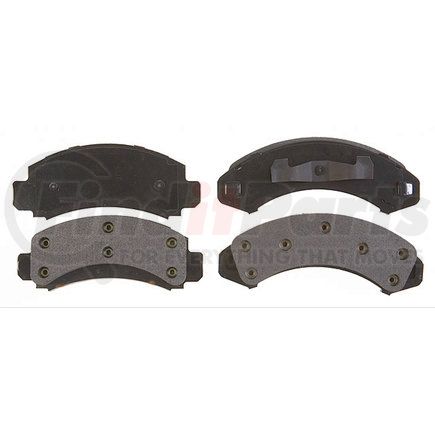 17D249M by ACDELCO - Semi-Metallic Front Disc Brake Pad Set