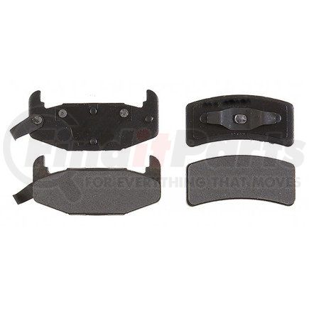 17D377M by ACDELCO - Semi-Metallic Rear Disc Brake Pad Set