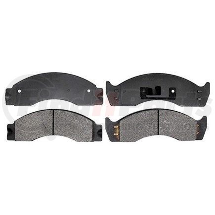 17D411M by ACDELCO - Semi-Metallic Front Disc Brake Pad Set