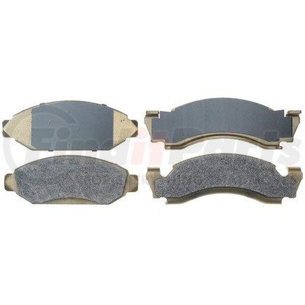 17D50M by ACDELCO - Semi-Metallic Front Disc Brake Pad Set