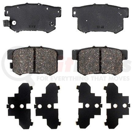 17D536C by ACDELCO - Ceramic Rear Disc Brake Pad Set