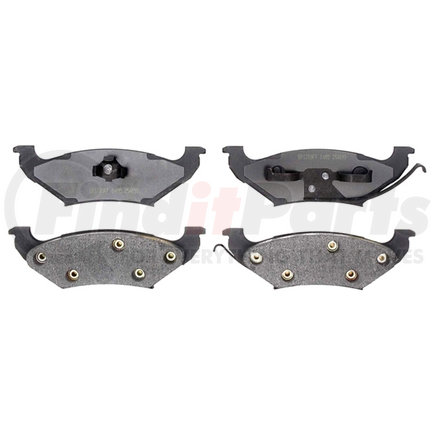 17D544 by ACDELCO - Organic Rear Disc Brake Pad Set