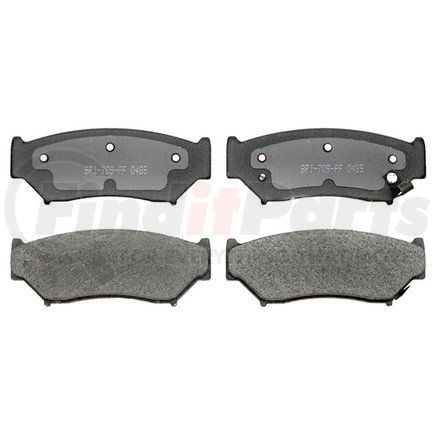 17D556 by ACDELCO - Organic Front Disc Brake Pad Set