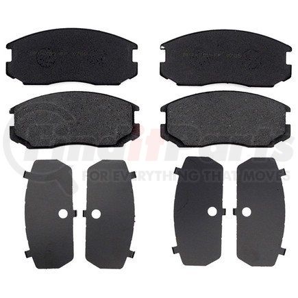 17D602 by ACDELCO - Organic Front Disc Brake Pad Set