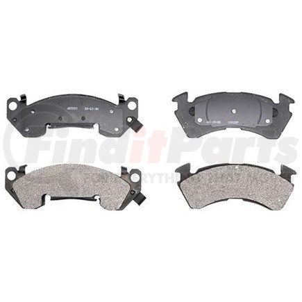 17D614AM by ACDELCO - Semi-Metallic Front Disc Brake Pad Set