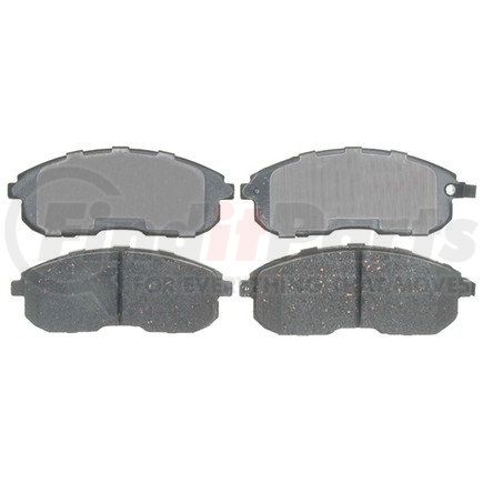 17D653C by ACDELCO - Ceramic Front Disc Brake Pad Set