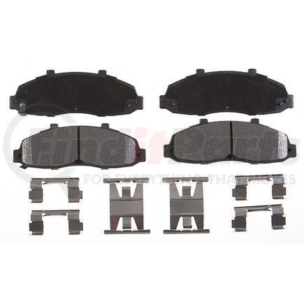 17D679MH by ACDELCO - Semi-Metallic Front Disc Brake Pad Set