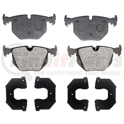 17D683M by ACDELCO - Semi-Metallic Rear Disc Brake Pad Set