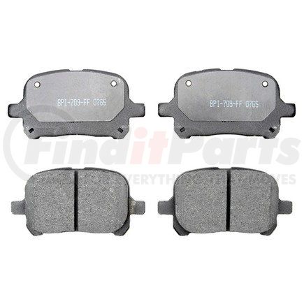 17D707 by ACDELCO - Organic Front Disc Brake Pad Set