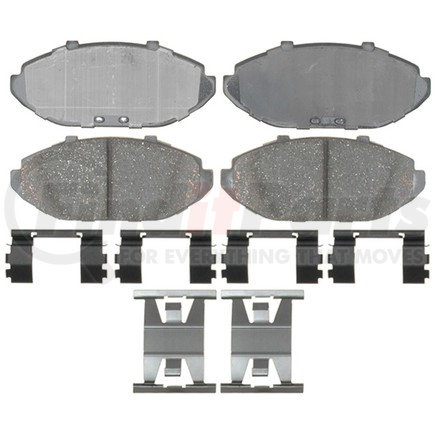 17D748CH by ACDELCO - Ceramic Front Disc Brake Pad Set