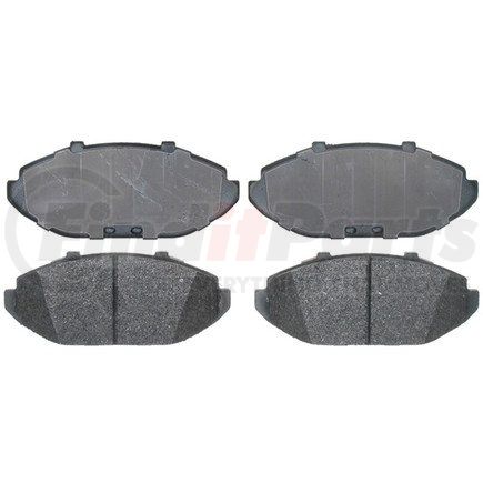 ACDelco 17D748MX Severe Duty Semi-Metallic Front Disc Brake Pad Set