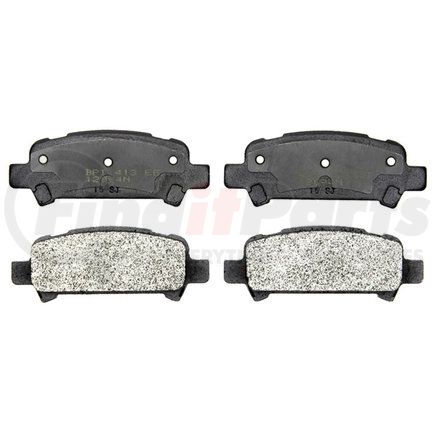 17D770M by ACDELCO - Semi-Metallic Rear Disc Brake Pad Set