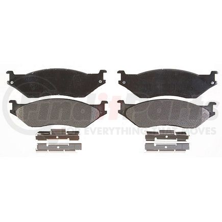 17D777MH by ACDELCO - Semi-Metallic Front Disc Brake Pad Set
