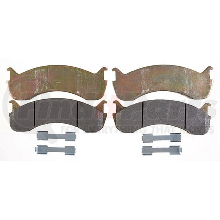 17D786AM by ACDELCO - Semi-Metallic Front Disc Brake Pad Set