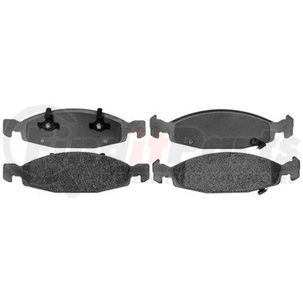 17D790M by ACDELCO - Semi-Metallic Front Disc Brake Pad Set