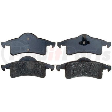 17D791M by ACDELCO - Semi-Metallic Rear Disc Brake Pad Set