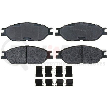 17D803MH by ACDELCO - Semi-Metallic Front Disc Brake Pad Set