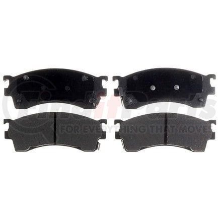 17D813 by ACDELCO - Organic Rear Disc Brake Pad Set