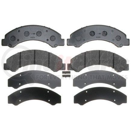 17D825M by ACDELCO - Semi-Metallic Front Disc Brake Pad Set