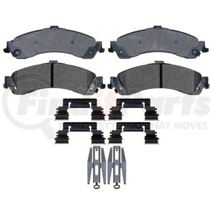 17D834MH by ACDELCO - Semi-Metallic Rear Disc Brake Pad Set