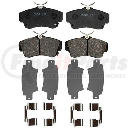 ACDelco 17D841CH Disc Brake Pad Set Ceramic Front Disc Brake Pad Set
