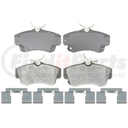 17D841MH by ACDELCO - Semi-Metallic Front Disc Brake Pad Set