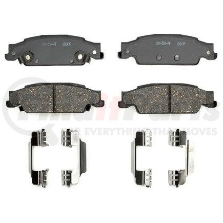 17D922CH by ACDELCO - Ceramic Rear Disc Brake Pad Set