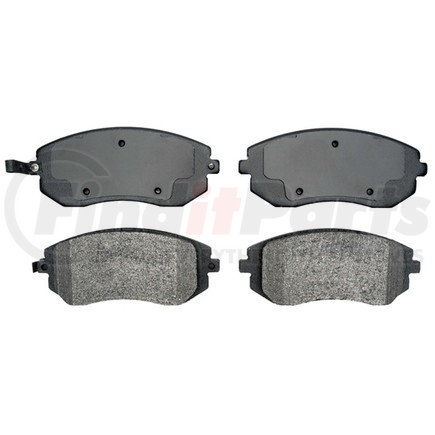 17D929M by ACDELCO - Semi-Metallic Front Disc Brake Pad Set