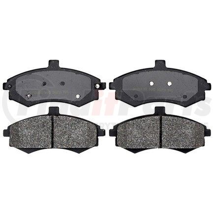 17D941M by ACDELCO - Semi-Metallic Front Disc Brake Pad Set