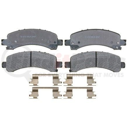 17D974MH by ACDELCO - Semi-Metallic Rear Disc Brake Pad Set