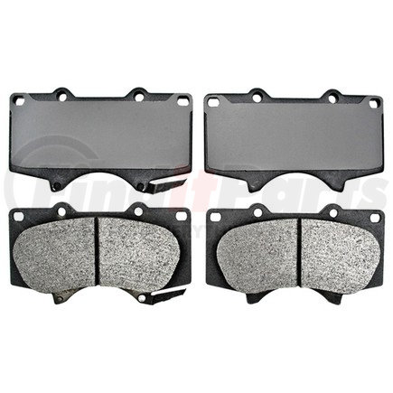 17D976M by ACDELCO - Semi-Metallic Front Disc Brake Pad Set