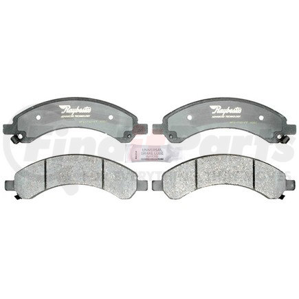 17D989C by ACDELCO - Gold™ Disc Brake Pad - Rear, Ceramic