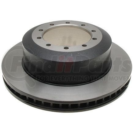 18A2435 by ACDELCO - Rear Drum In-Hat Disc Brake Rotor