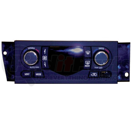 15-72919 by ACDELCO - Heating and Air Conditioning Control Panel with Rear Window Defogger Switch