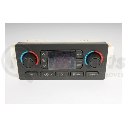 ACDelco 15-73064 Heating and Air Conditioning Control Panel with Rear Window Defogger Switch