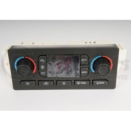 ACDelco 15-73068 HVAC Control Panel Heating and Air Conditioning Control Panel with Rear Window Defogger Switch