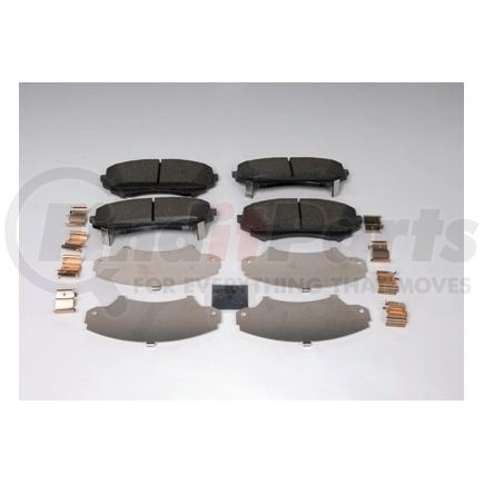 ACDelco 171-1015 Front Disc Brake Pad Kit with Brake Pads, Clips, Shims, and Lubricant