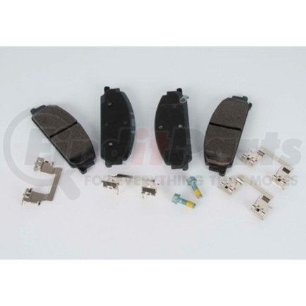 ACDelco 171-1017 Front Disc Brake Pad Kit with Brake Pads and Clips