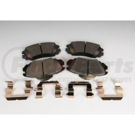 171-1075 by ACDELCO - Front Disc Brake Pad Kit with Springs and Shims