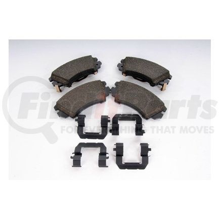 171-1083 by ACDELCO - Front Disc Brake Pad Kit with Brake Pads and Clips