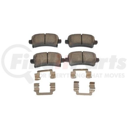 171-1097 by ACDELCO - Rear Disc Brake Pad Set with Spring, Tag, and Label