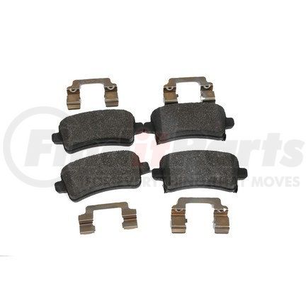 171-1105 by ACDELCO - Rear Disc Brake Pad Kit with Brake Pads and Clips
