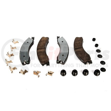 171-1138 by ACDELCO - Rear Disc Brake Pad Kit with Brake Pads, Clips, Boots, Seals, and Bushings