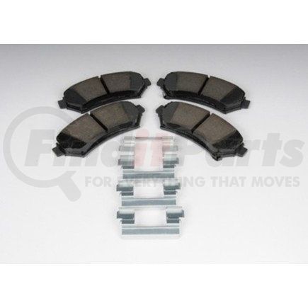 171-655 by ACDELCO - Front Disc Brake Pad Kit with Brake Pads and Clips