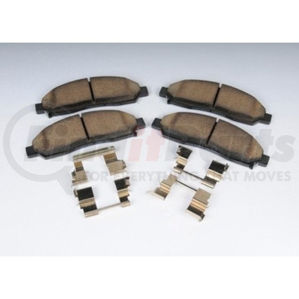 171-661 by ACDELCO - Front Disc Brake Pad Kit with Brake Pads and Clips