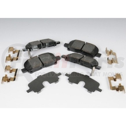 171-679 by ACDELCO - Rear Disc Brake Pad Kit with Brake Pads, Clips, and Shims