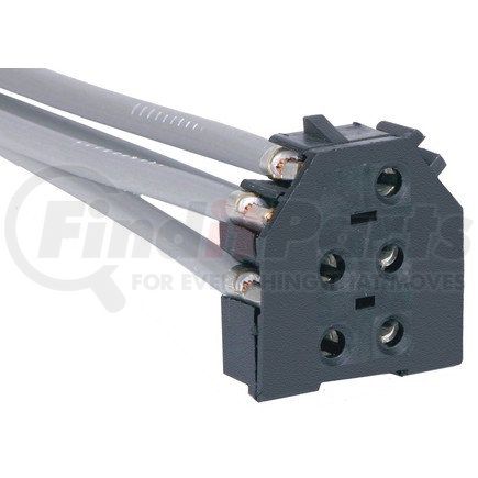 PT187 by ACDELCO - 5-Way Female Black Multi-Purpose Pigtail